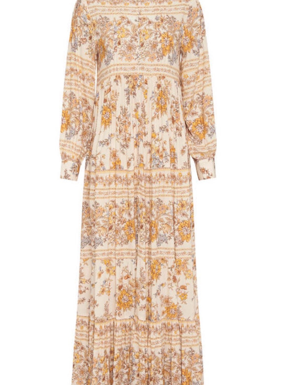 Spell Meadowland Maxi Gown Cream Floral size L Cottagecore Events Boho Country - Picture 2 of 13